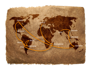 Parcours tour du monde